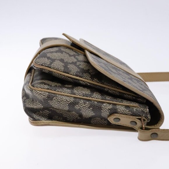 SAINT LAURENT Shoulder Bag PVC Leather Beige Gray Auth bs28744 - Picture 4 of 16